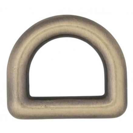 Infinity Hearts D-Ring Messing Antik Bronze 12x12mm - 5 Stk von Infinity Hearts