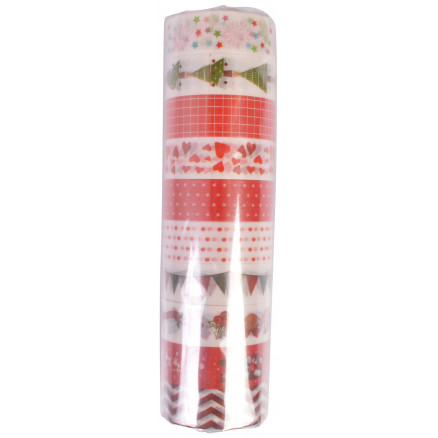 Infinity Hearts Dekoband versch. Weihnachtsdekorationen 15mm 5m - 10 Stk von Infinity Hearts