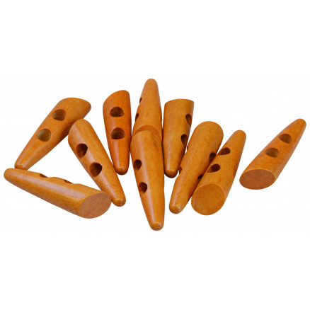 Infinity Hearts Dufflecoat-Verschlüsse Holz 50x13mm - 10 Stk Infinity Hearts Dufflecoat-Verschlüsse Holz 50x13mm - 10 Stk von Infinity Hearts