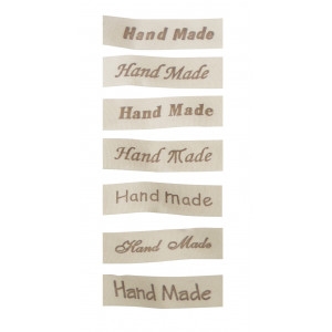 Infinity Hearts Farbband mit Etiketten Handmade 7 fonts - 315cm von Infinity Hearts