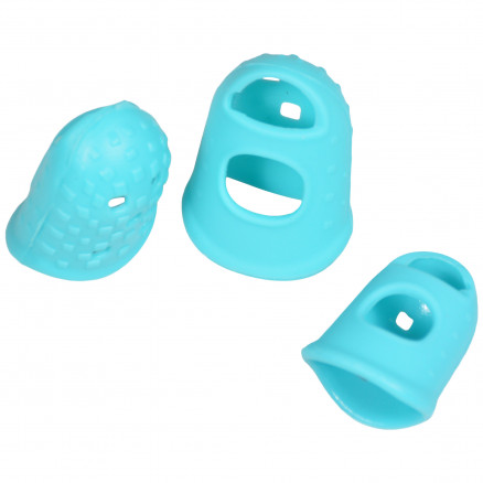Infinity Hearts Fingerhut Silikon Farbenmix - 3 Größen von Infinity Hearts