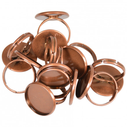Infinity Hearts Fingerring DIY Eisen Rot Kupfer 18mm - 10 Stk Infinity Hearts Fingerring DIY Eisen Rot Kupfer 18mm - 10 Stk von Infinity Hearts