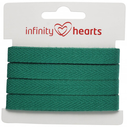 Infinity Hearts Fischgrätband Baumwolle 10mm 04 Grün - 5m Infinity Hearts Fischgrätband Baumwolle 10mm 04 Grün - 5m von Infinity Hearts