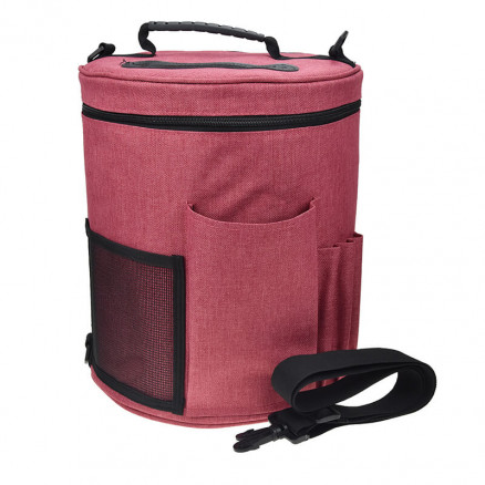 Infinity Hearts Garntasche/Stricktasche rund Rot 32x28cm Infinity Hearts Garntasche/Stricktasche rund Rot 32x28cm von Infinity Hearts