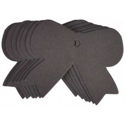 Infinity Hearts Geschenkanhänger Schleife Karton Schwarz 4,7x5,7cm - 10 Stk Infinity Hearts Geschenkanhänger Schleife Karton Schwarz 4,7x5,7cm - 10 Stk von Infinity Hearts