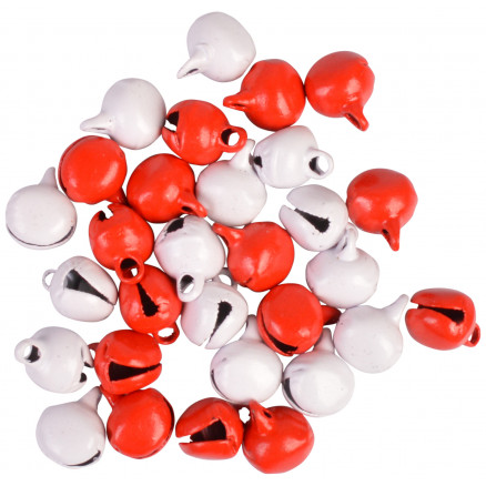 Infinity Hearts Glöckchen Metall Rot/Weiß 10mm - 30 Stk Infinity Hearts Glöckchen Metall Rot/Weiß 10mm - 30 Stk von Infinity Hearts