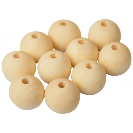 Infinity Hearts Holzperlen rund 20mm - 10 Stück Infinity Hearts Holzperlen rund 20mm - 10 Stück von Infinity Hearts