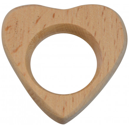 Infinity Hearts Holzring Herz 50x50mm - 1 Stück von Infinity Hearts