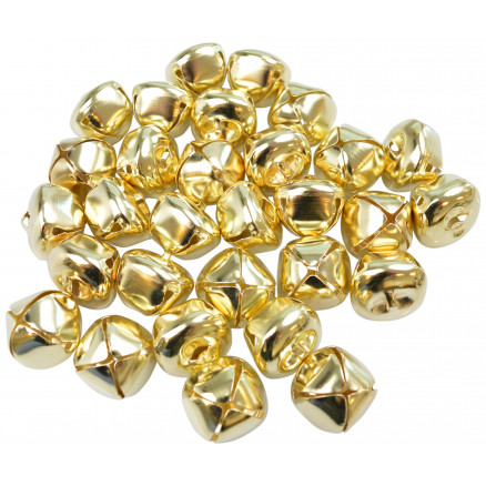 Infinity Hearts Glöckchen / Rasselglocke 25mm Gold - 30 Stk von Infinity Hearts