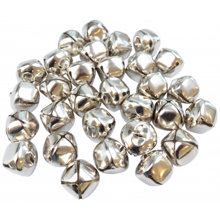 Infinity Hearts Glöckchen / Rasselglocke 30mm Silber - 30 Stk von Infinity Hearts
