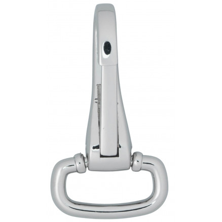 Infinity Hearts Karabiner mit D-Ring Messing Silber 50mm - 1 Stk von Infinity Hearts