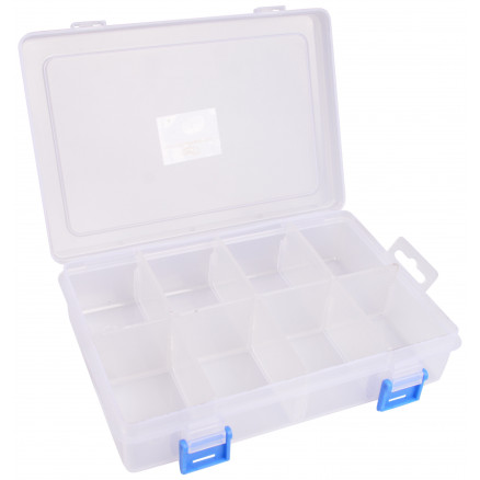 Infinity Hearts Kunststoffbox für Knöpfe und Zubehör Transparent 20.5x14.5cm - 8 Fächer Infinity Hearts Kunststoffbox für Knöpfe und Zubehör Transparent 20.5x14.5cm - 8 Fächer von Infinity Hearts