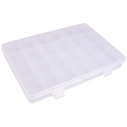 Infinity Hearts Kunststoffbox für Knöpfe und Zubehör Transparent 21x14cm - 24 Fächer Infinity Hearts Kunststoffbox für Knöpfe und Zubehör Transparent 21x14cm - 24 Fächer von Infinity Hearts