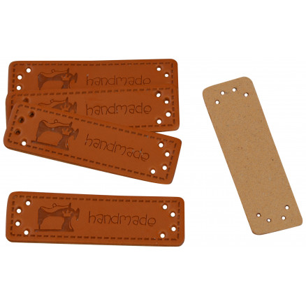Infinity Hearts Label Leder Hand Made Sewing Machine 5x1.5cm - 5 pcs. Infinity Hearts Label Leder Hand Made Sewing Machine 5x1.5cm - 5 pcs. von Infinity Hearts
