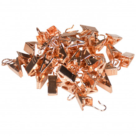 Infinity Hearts Metallclips Roségold 18,3x9,2mm - 50 Stk von Infinity Hearts