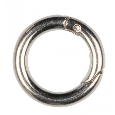 Infinity Hearts O-Ring/Karabinerring Messing Silber Ø20mm - 5 Stk von Infinity Hearts