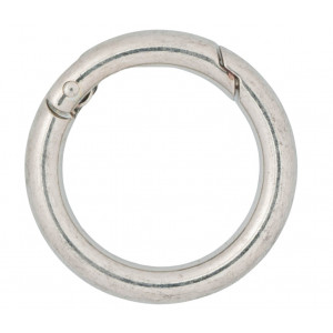 Infinity Hearts O-Ring/Karabinerring Messing Silber Ø35mm - 5 Stk von Infinity Hearts