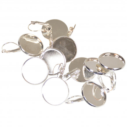 Infinity Hearts Ohrhaken DIY Eisen Silber Ø20mm - 10 Stk von Infinity Hearts
