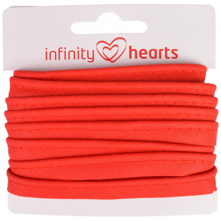 Infinity Hearts Paspelband Baumwolle 11mm 04 Rot - 5m von Infinity Hearts