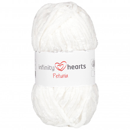 Infinity Hearts Petunia Garn 01 Weiß von Infinity Hearts