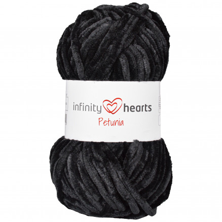 Infinity Hearts Petunia Garn 22 Schwarz von Infinity Hearts