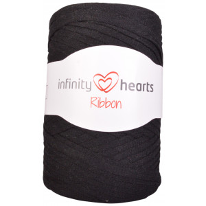 Infinity Hearts Ribbon Bändchengarn 02 Schwarz von Infinity Hearts