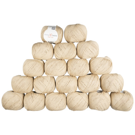 Infinity Hearts Rose 8/4 20 Knäuel Farbpackung Unicolor 213 Beige - 20 Stk von Infinity Hearts