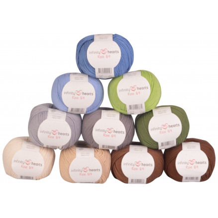 Infinity Hearts Rose 8/4 Farbset 04 Farben der Natur - 10 Knäuel Infinity Hearts Rose 8/4 Farbset 04 Farben der Natur - 10 Knäuel von Infinity Hearts
