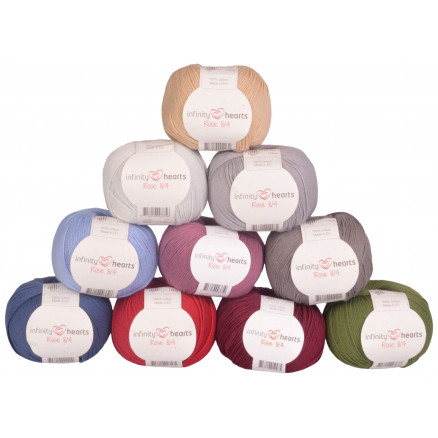 Infinity Hearts Rose 8/4 Farbset 08 Matte Farben - 10 Knäuel Infinity Hearts Rose 8/4 Farbset 08 Matte Farben - 10 Knäuel von Infinity Hearts