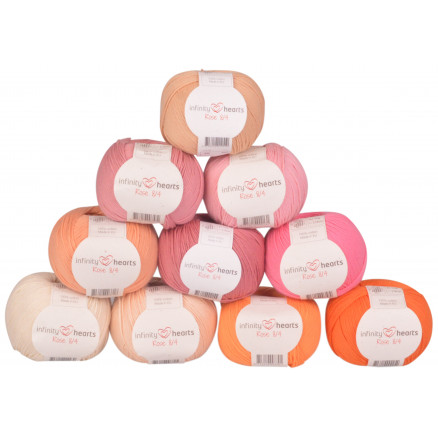Infinity Hearts Rose 8/4 Farbset 21 Farbtöne Orange und Rosa - 10 Knäuel Infinity Hearts Rose 8/4 Farbset 21 Farbtöne Orange und Rosa - 10 Knäuel von Infinity Hearts