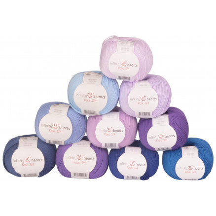Infinity Hearts Rose 8/4 Farbset 25 Farbtöne Lila und Blau - 10 Knäuel Infinity Hearts Rose 8/4 Farbset 25 Farbtöne Lila und Blau - 10 Knäuel von Infinity Hearts