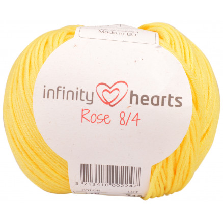 Infinity Hearts Rose 8/4 Garn Unicolor 179 Gelb von Infinity Hearts