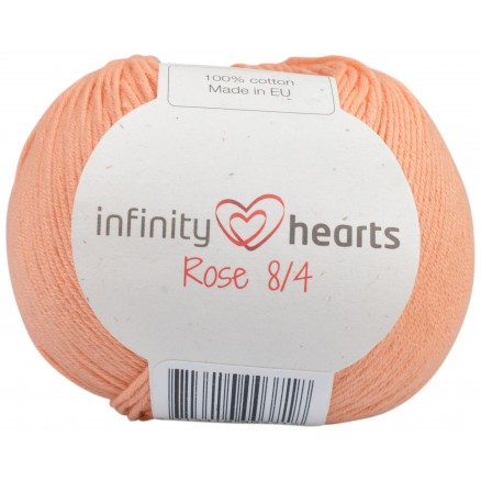 Infinity Hearts Rose 8/4 Garn Unicolor 195 Peach von Infinity Hearts