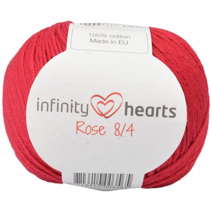 Infinity Hearts Rose 8/4 Garn Unicolor 21 Weinrot von Infinity Hearts