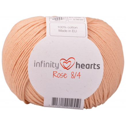 Infinity Hearts Rose 8/4 Garn Unicolor 242 Hellterrakotta von Infinity Hearts