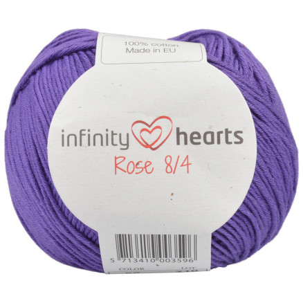 Infinity Hearts Rose 8/4 Garn Unicolor 56 Dunkles Lila von Infinity Hearts