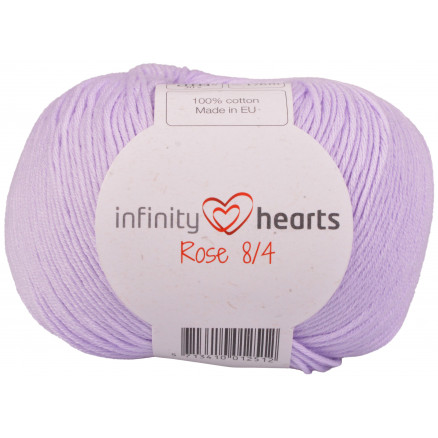 Infinity Hearts Rose 8/4 Garn Unicolor 66 Hellviolett von Infinity Hearts