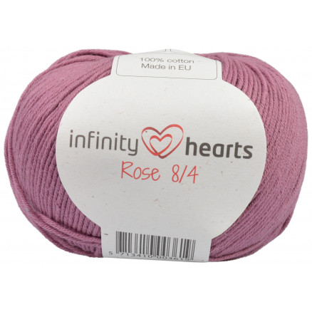 Infinity Hearts Rose 8/4 Garn Unicolor 78 Dunkel Rosa von Infinity Hearts
