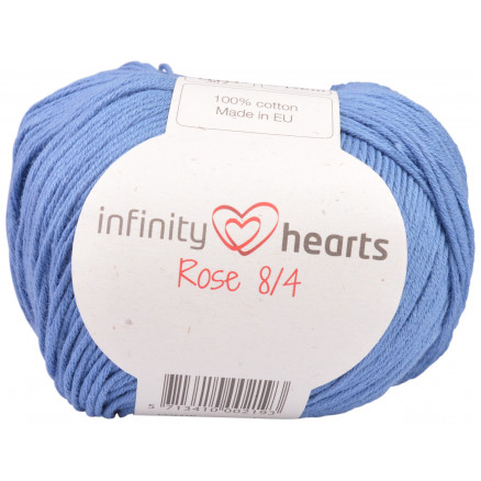 Infinity Hearts Rose 8/4 Garn Unicolor 91 Denim Blue von Infinity Hearts