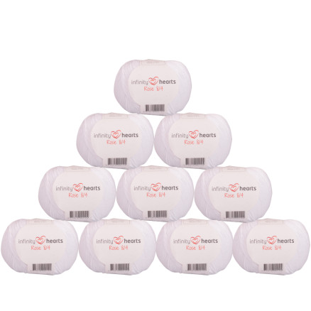 Infinity Hearts Rose 8/4 Garnpakete Unicolor 02 Weiß - 10 Stk. Infinity Hearts Rose 8/4 Garnpakete Unicolor 02 Weiß - 10 Stk. von Infinity Hearts