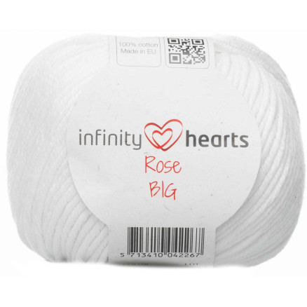 Infinity Hearts Rose Big Garn 02 Weiß von Infinity Hearts