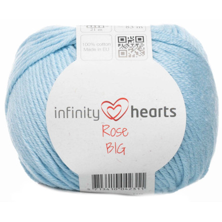Infinity Hearts Rose Big Garn 81 Hellblau von Infinity Hearts