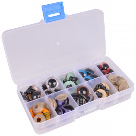 Infinity Hearts Sicherheitsaugen/Amigurumi Augen in Plastikbox Farbenmix 16mm - 18 Sets Infinity Hearts Sicherheitsaugen/Amigurumi Augen in Plastikbox Farbenmix 16mm - 18 Sets von Infinity Hearts