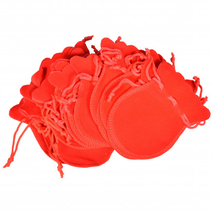 Infinity Hearts Samttasche Rot 9x7,5cm - 20 Stk Infinity Hearts Samttasche Rot 9x7,5cm - 20 Stk von Infinity Hearts