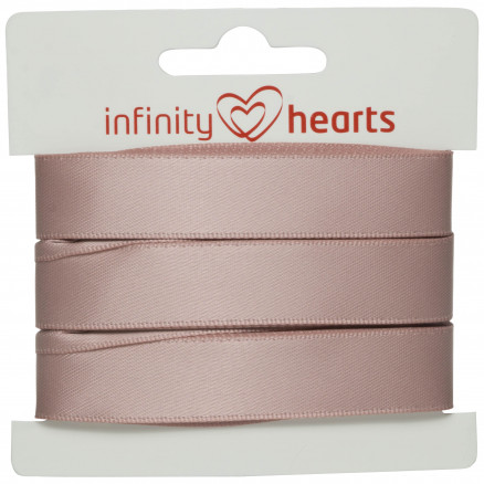 Infinity Hearts Satinband beidseitig 15mm 146 Rosa - 5m von Infinity Hearts