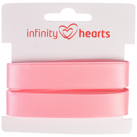 Infinity Hearts Satinband beidseitig 15mm 150 Pink - 5m von Infinity Hearts