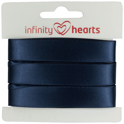 Infinity Hearts Satinband beidseitig 15mm 370 Marine - 5m Infinity Hearts Satinband beidseitig 15mm 370 Marine - 5m von Infinity Hearts