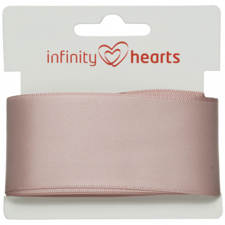 Infinity Hearts Satinband beidseitig 38mm 146 Rosa - 5m von Infinity Hearts