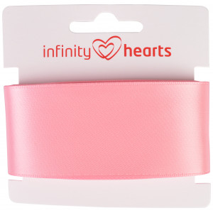 Infinity Hearts Satinband beidseitig 38mm 150 Pink - 5m von Infinity Hearts