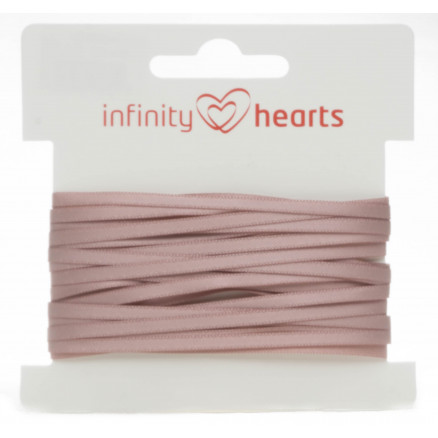 Infinity Hearts Satinband beidseitig 3mm 146 Rosa - 5m von Infinity Hearts
